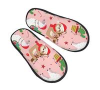 Pantofole Invernali Sloth Cactus Alpaca Merry Christmas Animal Comode Babbucce Peluche Morbida Scarpe da Casa Uomo Inverno M