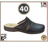 Pantofole Invernali Uomo Classiche Arizona by Patrizia Azzi Sottopiede in Pelle