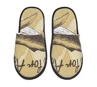 Pantofole Invernali We Live For Adventure Print Peluche Scarpe di Cotone Comode Unisex Pantofole da Casa Uomo Casa M