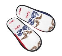 Pantofole Iowa State Flag Feltro Ciabatte Comoda Pianelle Per Campeggio Letto Donna L
