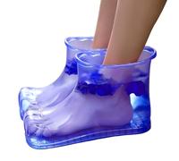 Pantofole lenitive per pediluvio, pantofole massaggianti per impastare profondamente, pantofole portatili per pediluvio, resistenti al calore, per rilassare i piedi in ammollo, pantofole colorate per