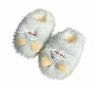 Pantofole lepre peluche, morbide, antiscivolo, da interno, inverno, giovani