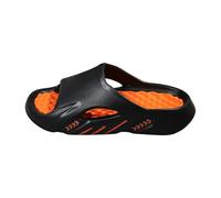 Pantofole massaggianti da uomo, suola spessa antiscivolo, leggere, morbide, aperte sulla punta, ortopediche, con suola spessa, per l'estate, per interni ed esterni, spiaggia, sport, Arancione, 41 EU