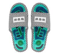 Pantofole Massaggio Digitopressione,Delaman Acupoint Pantofole Massaggio Terapeutico Magnetico Cura Piedi Sani Massaggiatore Calzature Magnete Promozione Circolazione Sanguigna, Sollievo Affaticamen