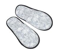 Pantofole Minimal Abstract Flower Scarpe Da Casa Comode Calde Ciabatte Per Hotel Donna Autunno M