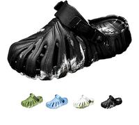 Pantofole Monstera, Morbidi Sandali Da Bagno Con Pizzo Aperto Con Motivo A Foglie Per L'Estate, Mimetico Nero B, 40/41 EU