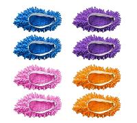 Pantofole Mop Da 8 Pezzi, Scarpe per La Pulizia Del Pavimento, Pantofole Rimovibili E Lavabili, Forte Assorbimento D'acqua, Adatte per La Pulizia Di Polvere E Capelli Domestici