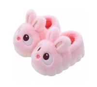 Pantofole morbide bimbo, lepre peluche, tallone chiuso, inverno, antiscivolo
