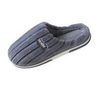 Pantofole morbide da donna larghe - pantofole antiscivolo per la casa - pantofole Warmies pantofole doccia bagno memory foam pantofole slip on scarpe da casa comode Warmslipper, Grigio scuro, 39 2/3