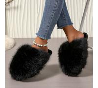 Pantofole morbide e calde di lusso per signore, pantofole antiscivolo invernali confortevoli per la casa, pantofole soffici da indossare dentro e fuori casa, calzature indispensabili per il freddo, ad