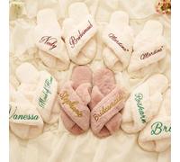 Pantofole Morbide Personalizzate For La Quinceanera, Pantofole Personalizzate For La Mis Quince, Regali For Le Damigelle D'onore, Pantofole Morbide For La Sposa Dell'addio Al Nubilato(C2)