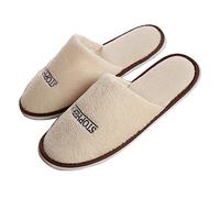 Pantofole Non Usa E Getta Per Gli Ospiti, Pantofole Spa Per Uomini E Donne, 10 Paia Di Pantofole Chiuse Antiscivolo, Comode, Per Il Tempo Libero, Le Vacanze (Colore: Donna Bianca, Dimensioni: 10 Paia)