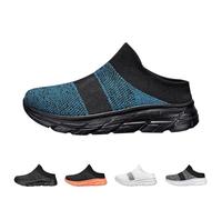 Pantofole ortopediche da donna, sandali anteriori chiusi, con plantare, scarpe ergonomiche, Air Cushion Estate Slip on Walking, traspiranti, larghi, Blu, 47 EU