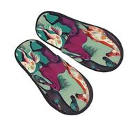 Pantofole Pelose Various Kinds Of Horses Antiscivolo Pantofole In Cotone Piatto Scarpe Di Cotone Per Invernali Interno Coppia M