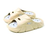 Pantofole Per Agopressione Sollievo Dalla Fascite Plantare Sandali Da Doccia Antiscivolo Con Suola Spessa E Massaggiante Per I Piedi Sandali Per Riflessologia E Agopuntura(Beige,37 EU)
