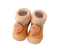 Pantofole per bambini 36 ragazze, suola morbida, pantofole a piedi nudi, scarpe da casa, calze da casa, Colore: arancione., 22 EU