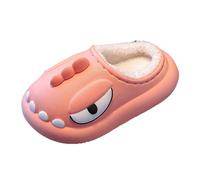 Pantofole per bambini, alla moda, per il tempo libero, antiscivolo, calde pantofole in feltro invernali, leggere e comode, con suola morbida in cotone, Colore: rosa., 38 EU