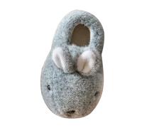 Pantofole per bambini e bambine, morbide e calde, in feltro, in cotone, per le giornate fredde, Celeste., 35 EU