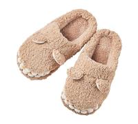 Pantofole per bambini e bambine, morbide e calde, in feltro, per le giornate fredde, caffè, 38.5 EU