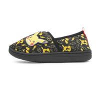 Pantofole per bambini Pokemon ufficiali Pikachu, scarpe da casa calde imbottite con suola antiscivolo per ragazzi e ragazze, taglie da 39 a 1/2, Nero , 31/32 EU
