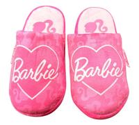 Pantofole per casa bambina Barbie - Pantofole morbide e calde con suola antiscivolo - comode, Rosa, 32/33 EU