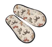 Pantofole per donne e uomini, calde e pelose, pantofole da donna, pantofole da camera da letto, pantofole moderne disegnate a mano, pantofole sfocate per l'inverno, per la casa e il dormitorio