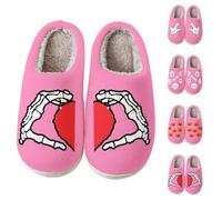 Pantofole per Halloween da donna e uomo, con stampa divertente | Graziose pantofole in feltro, morbide e soffici pantofole in memory foam