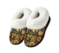 Pantofole per interni ed esterni, con fiori di zucca di tacchino, per il Ringraziamento, Multi, 42.5/43 EU
