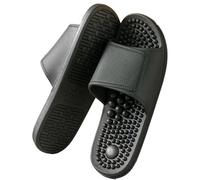 Pantofole Per Massaggio Con Digitopressione Pantofole Per Terapia Di Riflessologia Da Donna E Da Uomo Fascite Plantare Sandali Per Agopuntura Antidolorifici Scarpe Per La Doccia In Casa(Black,40/41 EU