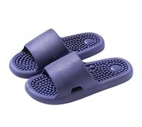Pantofole per massaggio digitopressione Terapeutico Riflessologia Sandali per Piede Akupoint Massaggio Shiatsu Arch Dolore Relief Scarpe da Massaggio Antiscivolo Per Vasca da Bagno Doccia, Blu scuro