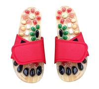 Pantofole Per Riflessologia Plantare Sandali Massaggio Piedi Scarpe Digitopressione Uomo Donna Fascite Plantare Artrite Sollievo Dal Dolore Alleviare Tensione Regali Relax Per Genitori ( Color : Red ,