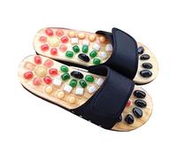 Pantofole Per Riflessologia Plantare Sandali Massaggio Piedi Scarpe Digitopressione Uomo Donna Fascite Plantare Artrite Sollievo Dal Dolore Alleviare Tensione Regali Relax Per Genitori (Color : Black