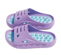 Pantofole Per Riflessologia Plantare Uomo Donna Sandali Aperti In Punta Per Agopressione Ciabatte Da Doccia Antiscivolo Con Suola Spessa Pantofole Per Agopuntura(Purple,38/39EU)
