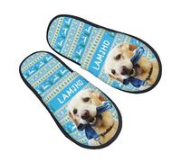 Pantofole personalizzate per il viso dell'animale domestico Coppie di Natale Foto Pantofole per cani per le donne Uomo Pantofole per il viso divertente Regalo per il compleanno San Valentino Natale,18