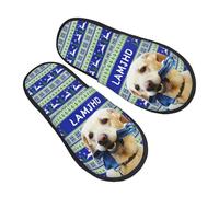 Pantofole personalizzate per il viso dell'animale domestico Coppie di Natale Foto Pantofole per cani per le donne Uomo Pantofole per il viso divertente Regalo per il compleanno San Valentino Natale,20