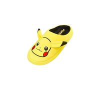 Pantofole Pikachu Mule da uomo/ragazzi più grandi, Mule gialle, Slip On 7 UK 41 EU