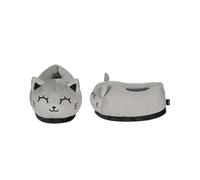 PANTOFOLE PLUSH GATTINO GRIGIO TAGLIA UNICA