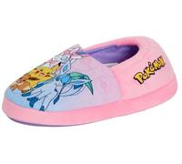 Pantofole Pokemon per bambine Pikachu Eevee Slip On House Shoes Fleece Mules, Multi, 32 EU