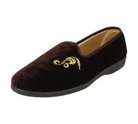 Pantofole Ricamate Dettagliate Velour Miranda Rosebank Da Donna