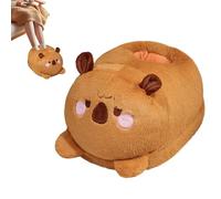 Pantofole riscaldate - Peluche 30 x 38 x 25 cm | Scaldapiedi Elettrico USB | Pantofole termiche confortevoli, pantofole riscaldate per ufficio e sotto ufficio