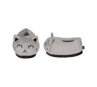 PANTOFOLE SCALDAPIEDI GATTO GRIGIO