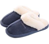 Pantofole Scamosciate Da Donna Uomo Invernali Interne Ciabatte Casa Morbida Autu
