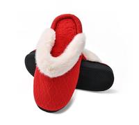 Pantofole Scamosciate da Donna Uomo Invernali - Pantofole morbide con Punta Chiusa e Fondo Piatto - isolanti Invernali - alla Moda da Donna