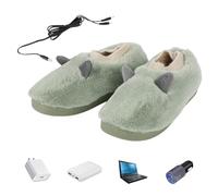 Pantofole - Scarpe riscaldanti elettriche USB, scaldamani riscaldati in peluche | pantofole regolabili a microonde, scaldamani, stivali riscaldati, casa, alleviano la rigidità del piede per le donne