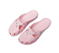 Pantofole scavate con punta chiusa da donna Muli morbidi in EVA Scivoli bagno antiscivolo Sandali giardino leggeri Calzature casual for la casa