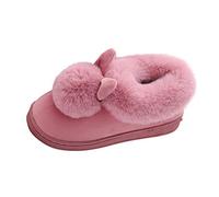 Pantofole sfocate per le donne carine pantofole a forma di animale da donna calde pantofole piene di coniglio pantofole leggere da interno con suola morbida divertente tinta unita scarpe da casa slip