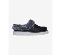 Skechers Keepsakes Lite Cozy Blend, Pantofole Donna, Nero, 40 EU