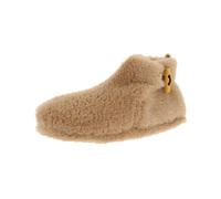 Pantofole Stivaletto con Elastico Donna con Pelo in Tinta Unita, Peluche, TPR Rinfozata, Ciabatta da Casa