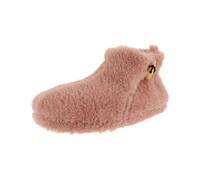 Pantofole Stivaletto con Elastico Donna con Pelo in Tinta Unita, Peluche, TPR Rinfozata, Ciabatta da Casa