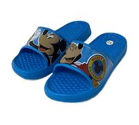 Pantofole Topolino, Disney, Mickey Mouse, ciabatte per bambino, monofascia, per spiaggia, piscina, casa, blu